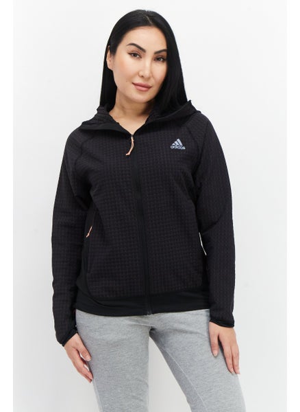 اشتري Women Sportswear Fit Training Hooded Sweatshirt, Black في السعودية