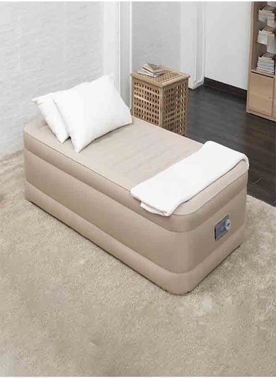 Buy BESTWAY Fortech Airbed Twin Built-in AC pump 191cm x 97cm x 46cm  26-69048 in Saudi Arabia