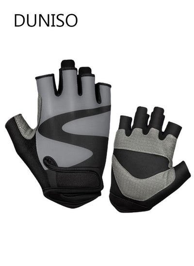 Buy Cycling Gloves Workout Gloves for Men and Women Exercise Gloves for Weight Lifting, Cycling, Gym, Training, Breathable and Snug fit L in UAE