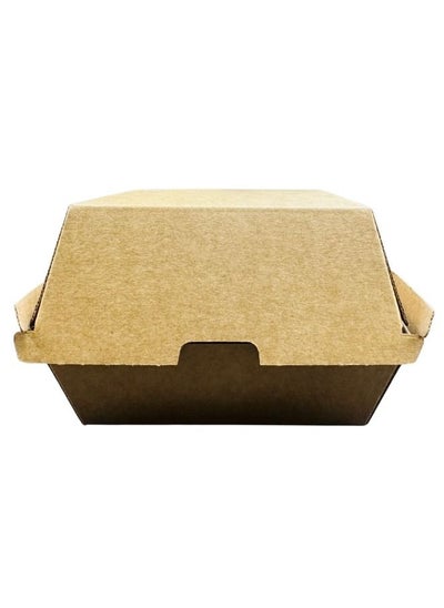 Buy Compostable and Eco-friendly Kraft Burger Box Small 250 Pcs in UAE