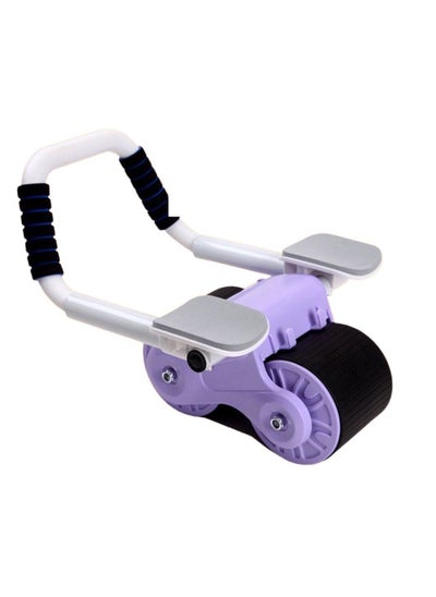 Buy Rebound Abdominal Wheel - Non-Slip Double Wheels with Elbow Support and Knee Pad for Abs Workout and Core Training in UAE