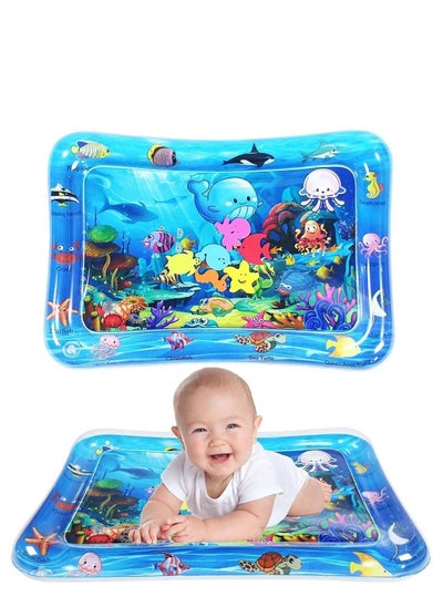 Buy Baby kids water play mat inflatable tummy time in UAE