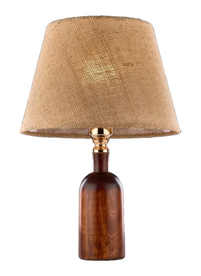 Buy Vazza 1 Lamp Brown Gold * Shapoo Ktan Beige Table Lamp Tb52Vbng in Egypt