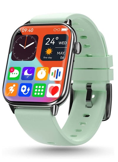 Buy Smart watch for Men, Women - Mint Green, Pebble Orion Max, Wireless Charging, 1.91"HD Screen, Metallic Body, BT Calling, Fitness Tracker, Sleep & Heart Rate Monitor, 100+ Sport Modes in UAE