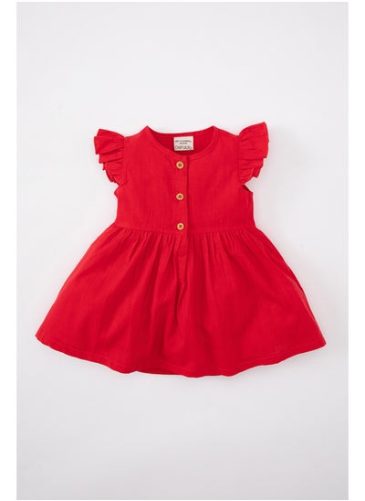 اشتري Babygirl Regular Fit Bike Neck Sleeveless Woven Dress في مصر