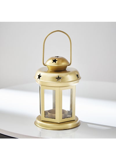 Buy Splendid Metal Decorative Lantern 10 x 14 x 10 cm in Saudi Arabia