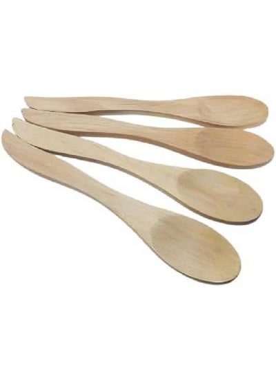 Buy Wooden Spoon Set Of 4 Pieces - Wooden in Egypt