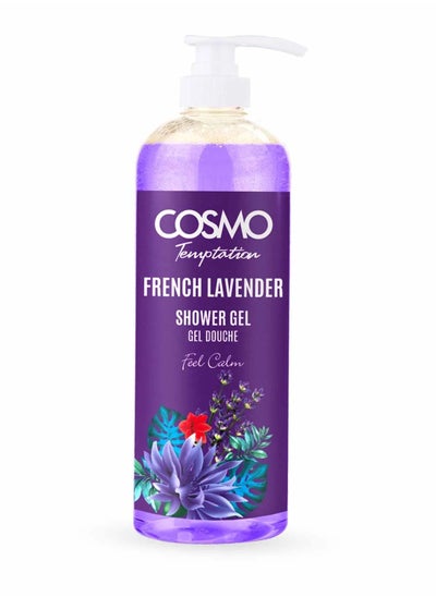 Buy French Lavender Shower Gel Feel Calm 1000Ml in Saudi Arabia