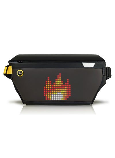 Buy Pixoo Pixel sling bag for sports and outdoor Black in Saudi Arabia