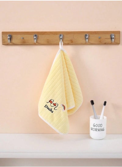 Buy Face Wash Towel Quick Absorbent Towel Boys Girls50*25Cm - Yellow in Egypt