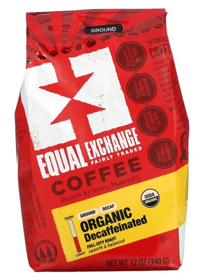 اشتري Organic Coffee Ground Full City Roast Decaffeinated 12 oz (340 g) في الامارات