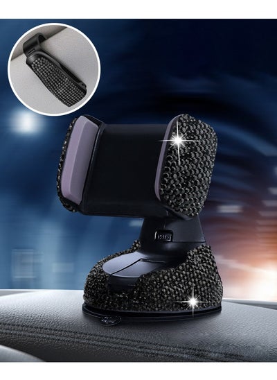 Buy Car Phone Holder and Glasses Holder Set Black in UAE