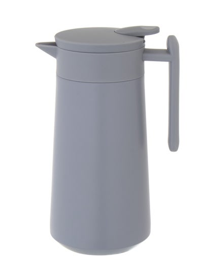 Buy steel thermos for Tea and Coffee 800 ml grey color in Saudi Arabia