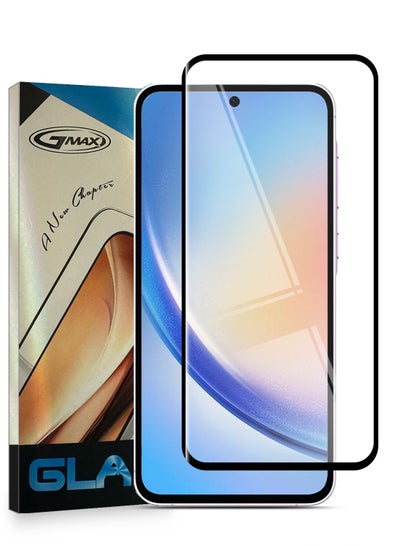 Buy Full Cover 10H Hardness HD Tempered Glass Screen Protector for Samsung Galaxy A35 2024 - Anti-Scratch, Anti-Fingerprint, and Bubbles Free Technology in Saudi Arabia