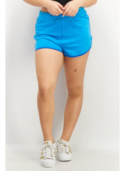 اشتري Women Pull On Plain Basic Short, Light Blue Combo في الامارات