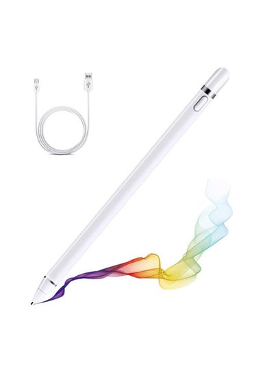 Buy Active Stylus Pen For Apple iPad With Palm Rejection For Precise Writing/Drawing in UAE