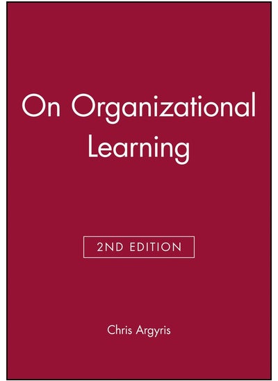 اشتري On Organizational Learning في الامارات