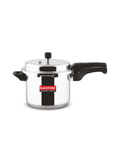 اشتري Stainless Steel Pressure Cooker with Extra Rubber Gasket and Safety Valve 5 Liters Capacity, Silver في الامارات