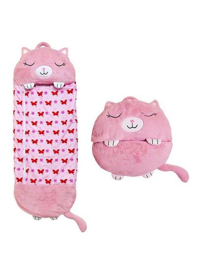 Buy Cartoon Animal Quilted Anti Kick Baby Sleeping Bag, Pink in Saudi Arabia