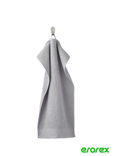 Buy Hand towel light grey 40x70 cm in Saudi Arabia