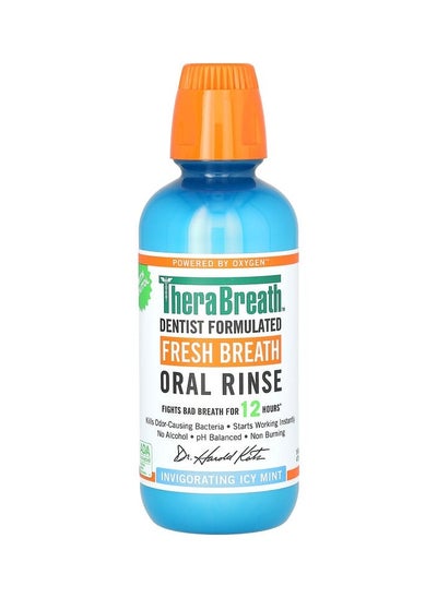 Buy The Breath  Fresh Breath Oral Rinse  Mouthwash for 12 Hours of Fresh Breath - Icy Mint   473 ml in UAE