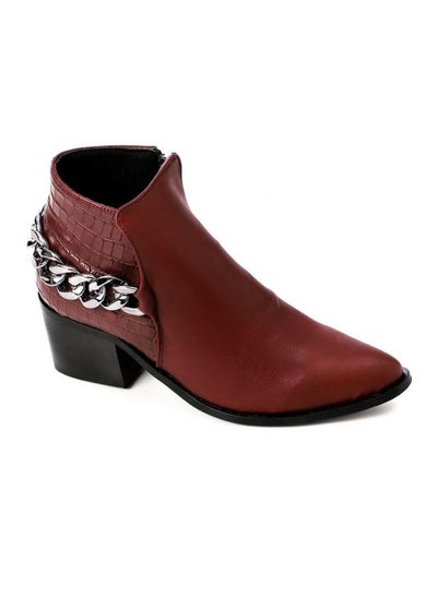 Buy Half Boot Burgundy in Egypt