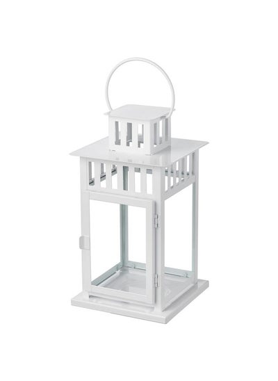 Buy Lantern For Block Candle, In/Outdoor White, 28 Cm in Saudi Arabia