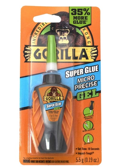 اشتري Micro Precise Super Glue Gel 5.5 Gram Clear Pack Of 1 في الامارات