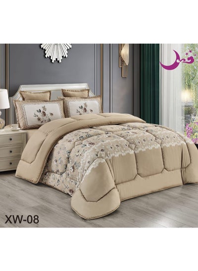 Buy Duvet Set Of 6 Pieces For Two Persons Modern And Beautiful Design And Heavy Filling in Saudi Arabia