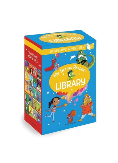 Buy My Young Readers Library: 20 awesome reading books at turquoise, purple, gol in UAE