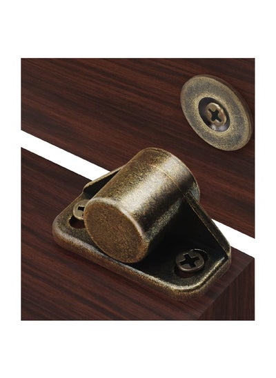 اشتري 8 Pack Magnetic Cabinet Latch and Catches Strong Magnets for Kitchen Doors Heavy Duty for Closure Closet Door Magnet Cabinet Latch for Cupboard Closer Door Closing Bronze في الامارات