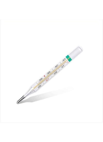 Buy thermometer Mercury Free Glass Thermometer Large Screen Clinical Temperature Measurement Device Kids Adults Thermometer Crude 1pcs in Saudi Arabia