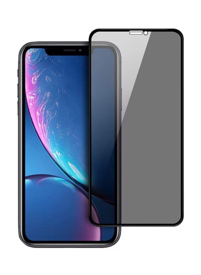 Buy Privacy Tempered Glass Screen Protector for Apple iPhoneXR 6.1" Black in UAE