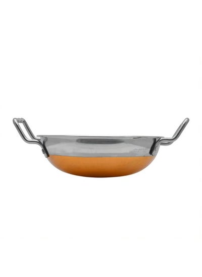 Buy Copper Kadai Silver 19cm in UAE