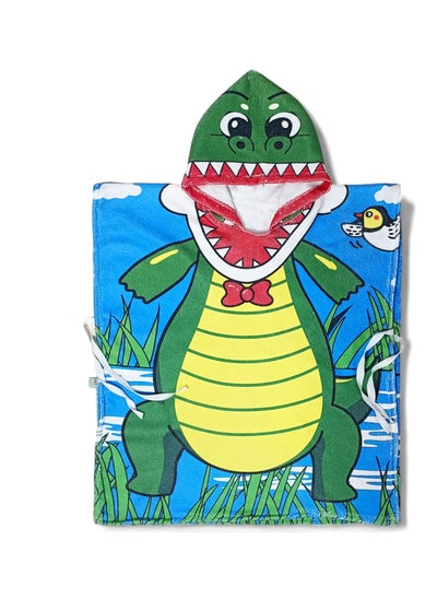 Buy Boys Hooded Crocodile Hooded Cover Up Towel Cash Mayoh in Egypt