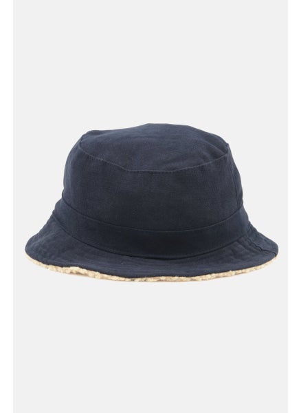 Buy Men Plain Bucket Hat, Navy in Saudi Arabia