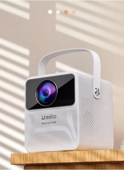 اشتري HD Smart Projector white Android + Remote Control + Netflix + YouTube في الامارات