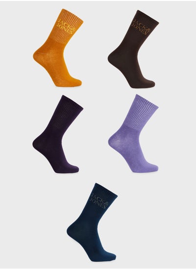 Buy 5 Pack Crew Socks in UAE