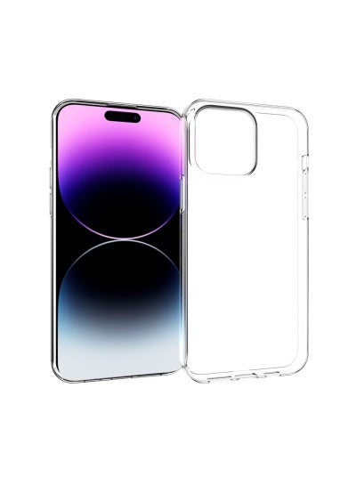 Buy For iPhone 15 Pro Max Waterproof texture tPU Phone Case(Transparent) in UAE