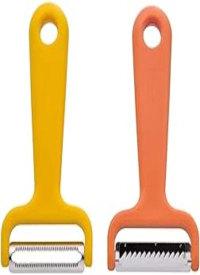 Buy IKEA UPPFYLLD Vegetable Cutter with Handles cuts Vegetables and Root Vegetables into Long Decorative Strips That You can use in Salads or woks (Set of 2) in Egypt