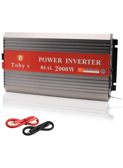 Buy Toby's 2000W Car Inverter DC 12V to AC 220V Auto Voltage Converter in UAE