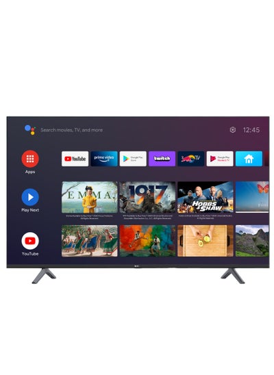 اشتري SPJ 75 Inches 4K UHD Smart TV, LED TV, Android TV, 4K Picture QLT, Screen Mirroring, Bluetooth, HDMI & USB Ports, Dynamic Sound & Wide Angle, Youtube & Netflix, BLACK, 4KS75BL4200V في الامارات