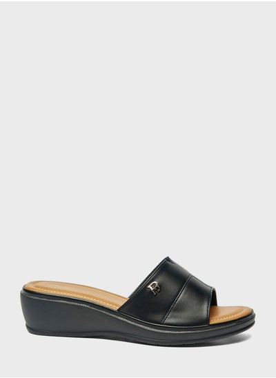 اشتري One Strap Wedge Sandals في الامارات