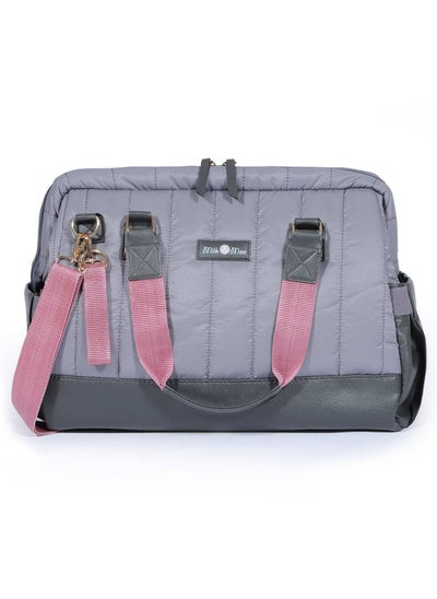 Buy Milk&Moo Diaper Bag, Dark Gray in Saudi Arabia