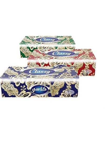 Buy Classy Sterilized Tissues, 400 Tissues - 3 Pieces in Egypt