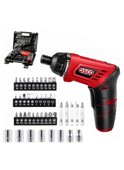 Buy 3.6V Battery Screwdriver with Flashlight Lightweight design allows for easy portability, sturdy construction provides long lasting use from OSCO in Saudi Arabia