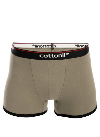 Buy Cottonil - Men Boxer Solid-Beige in Egypt