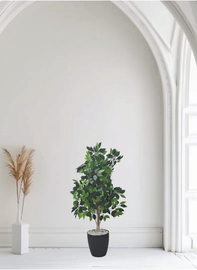 Buy Artificial Tree Green/Grey 100cm in Saudi Arabia