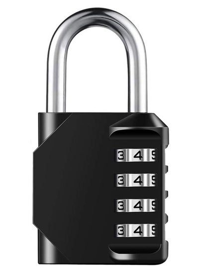 Buy 4-Digit Combination Password Padlock Black in UAE