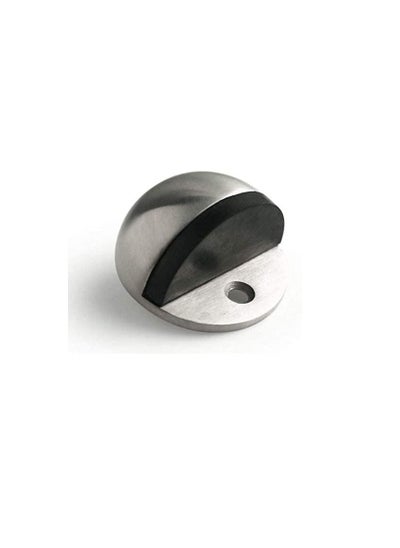 Buy Stainless Stee Half Round Door Stopper with Rubber Bumper Door Retainer in UAE